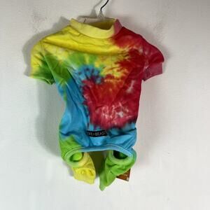 Love Thy Beast NWT Tie Dye Dog Bodysuit Size S